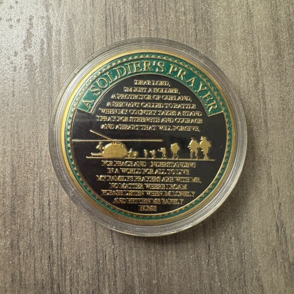 A Soldier's Prayer Coin